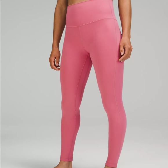 Lululemon Align™ High-Rise Pant 25” size 12 PINK BLOSSOM PBOL - Picture 2 of 6